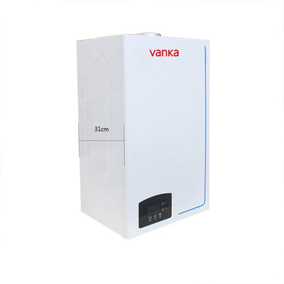 30kw ওয়াটার হিটিং বয়লার ওয়াল মাউন্ট প্রোপেন গ্যাস কম্বি বয়লার রেডিয়েটর সহ
