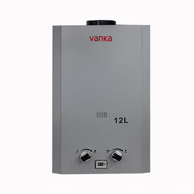 এলপিজি ফ্লু গ্যাস ওয়াটার হিটার 20KW তাপ আউটপুট শক্তি ঝরনা গরম জল হিটার