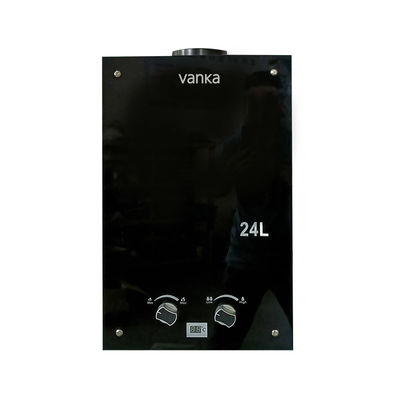 16L / 18L / 20L / 22L / 24L প্রোপেন ট্যাঙ্কবিহীন টেম্পারেড গ্লাস জোর করে নিষ্কাশন গ্যাস ওয়াটার হিটার