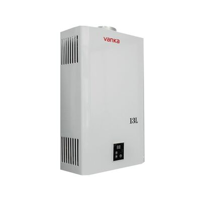 সিই সার্টিফাইড আধুনিক 13L ফ্লু গ্যাস হট ওয়াটার হিটার এলপিজি চিমনি স্টাইল