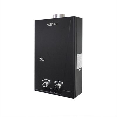 নতুন মডেল কোয়ালিটি এলপিজি গ্যাস ওয়াটার হিটার 24 লিটার তাত্ক্ষণিক গরম পানির নকশা