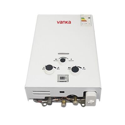 বাড়ী, হোটেল, অ্যাপার্টমেন্ট এবং বাণিজ্যিক ব্যবহারের জন্য অক্সিজেন-মুক্ত তামা সহ ওয়াল মাউন্টেড এলপিজি পোর্টেবল ফ্লু গ্যাস ওয়াটার হিটার