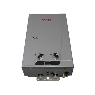 নিরাপদ এবং দক্ষ গরম পানির জন্য ইলেকট্রনিক ইগনিশন সহ 24L ক্ষমতা জোর করে নিষ্কাশন গ্যাস ওয়াটার হিটার