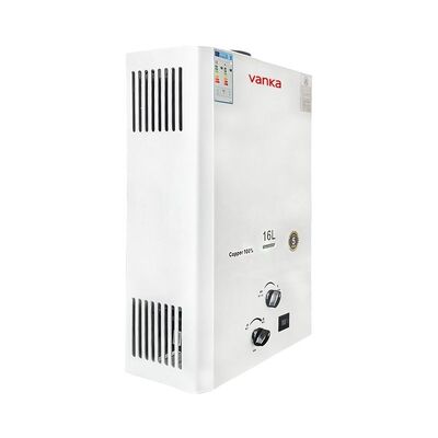 ভারসাম্যযুক্ত ফ্লু এবং সরাসরি নিষ্কাশন সুরক্ষা সিস্টেমের সাথে 16L আবাসিক থার্মোস্ট্যাটিক গ্যাস ওয়াটার হিটার