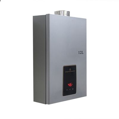 10L-16L ইনস্ট্যান্ট ইনডোর গ্যাস ওয়াটার হিটার 24KW স্মার্ট তাপমাত্রা নিয়ন্ত্রণ