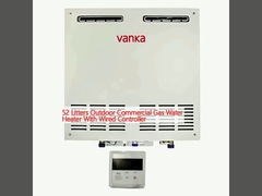 ওয়্যারড কন্ট্রোলারের সাথে 52 লিটার বহিরঙ্গন বাণিজ্যিক গ্যাস ওয়াটার হিটার